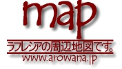 ラフレシアへのアクセスマップ